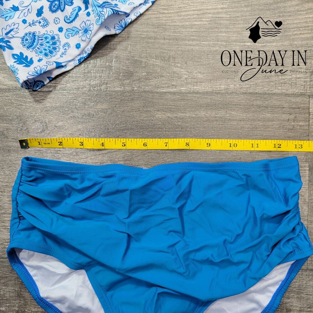 B2Prity Floral Bikini Swimsuit Size S - Picture 2 of 5